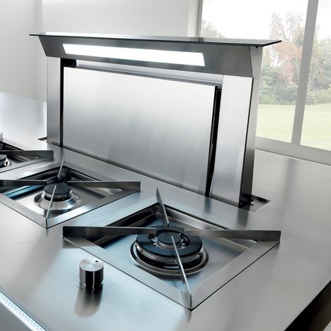 Falmec Down Draft. Distanza minima dal piano cottura elettrico: 60 cm, distanza minima dal piano cottura a gas: 60 cm. Tipo: Aspirazione verso il basso, Co... - DOWNDRAFT120INOX - CDDW20.E1P2ZZZI400F