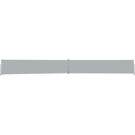 INLIFE Auvent latéral rétractable de patio 140x1200 cm Anthracite (1/5)