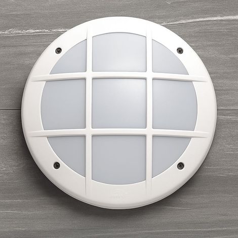 Applique murale nautique FUMAGALLI GELMI-GR E27 IP66 - Blanc
