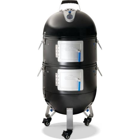 Napoleon – Fumoir 47 cm avec grilles en acier inoxydable – Thermomètre Accu-Probe – Compartiments modulables pour fumage et rôtissage (1/5)
