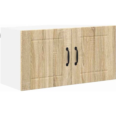 Meubles de Rangement,Armoire de cuisine avec étagère Chêne Sonoma 80 x 31 x 40 cm CFW655585 (1/5)