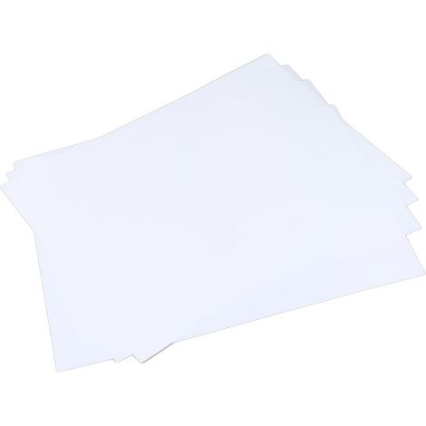 Papier Autocollant Holographique Transparent pour Imprimante Jet d'Encre - 20 Feuilles Brillantes (1/5)