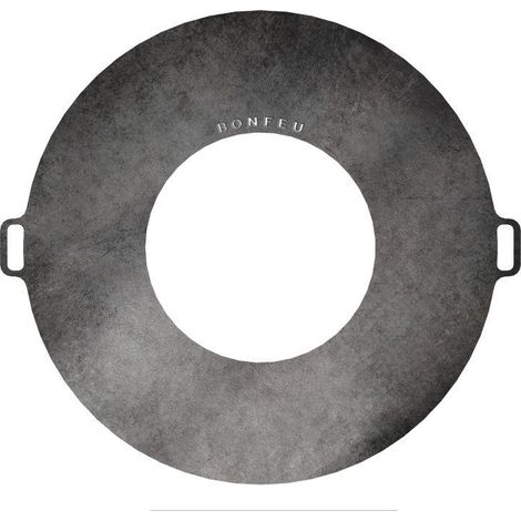 Zebco BonFeu BonPlancha gris acier 120 cm (1/3)