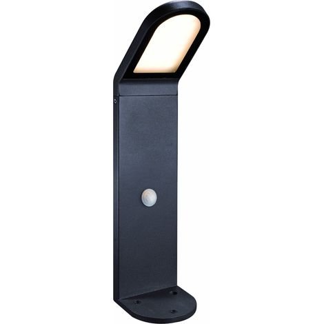 Borne CASTELLO IP54 LED SMD 10W 1200lm(711lm) CRI80 3000K 103º Crépuscule,Mouvement 495mm Anthracite (1/3)