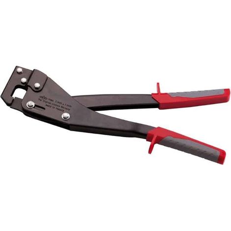 L'Outil Parfait – Pince à sertir cosse pour ossatures métalliques – Poignée soft antidérapante – Capacité 0.8 + 0.8 mm – 1214000