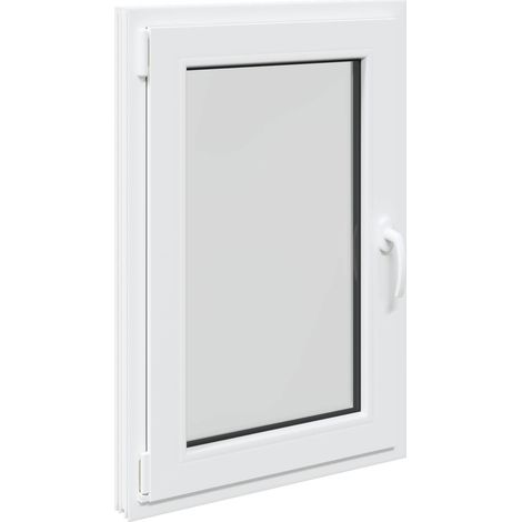 Finestra per Soffitta RISOR 60 x 90 cm PVC e Vetro Bianco vidaXL