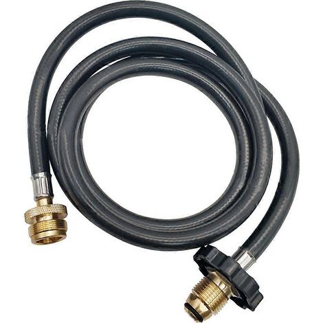 Tuyau adaptateur de propane de 1,8 m (6 pi), convertisseur de 0,45 kg (1 lb) à 9 kg (20 lb) pour réchaud de camping, barbecue et cuisine en plein air (1/5)