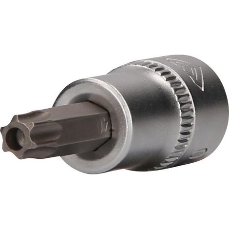 BRILLIANT TOOLS 3/8" Torx-Bit-Stecknuss con orificio frontal TB40 - BT021930 (1/4)