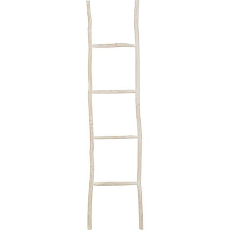Handtuchhalter Leiter Holz moderner Badezimmerboden Wand zu Wand dekorativer Leiter Handtuchhalter Objekthalter Bücherregal