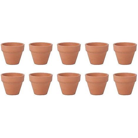 10 pots de fleurs en céramique (1/3)