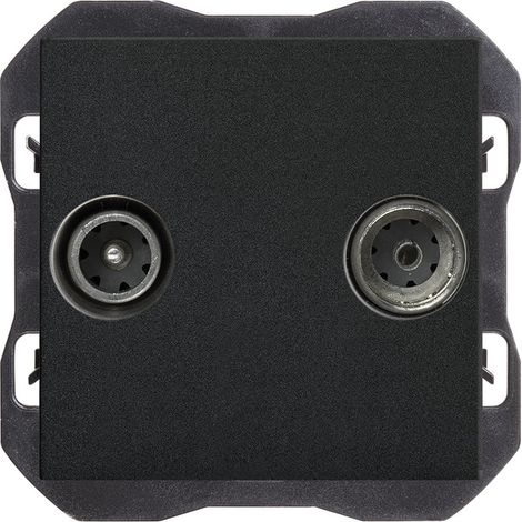 SIMON 270  Toma SIMON 270 R-TV+SAT final negro mate (1/2)