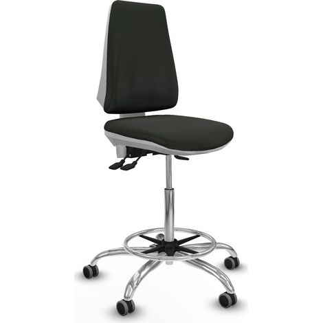 Sgabello da ufficio piqueras y crespo bianco schiuma 50 mm (1/2)