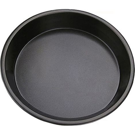 Set mit 1 Tarteform, Durchmesser 22 cm, Quicheform, runde Tarteform aus Karbonstahl, Pizzaform für Dessert, Quiche, Kuchen, Gebäck