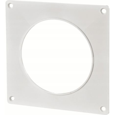 Collier Mural Pour Conduit Rond Fi 150 - Blanc - 1 Pièce - Installation Facile (1/4)