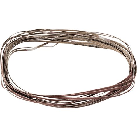PFERD TOOLS Korund Schleifband BA 3x520mm A180 für universelle Anwendung mit Bandschleifer 100 Stk (1/4)