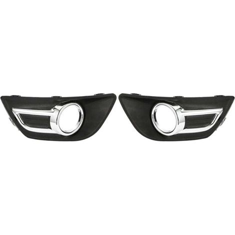 Coppia di coperture cromate per fendinebbia per paraurti Citroën C4 2008-2011 (1/4)