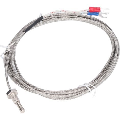 Capteur de température J sonde thermique pour régulateur PID WRNJ-M6 plage 0-750°C câble 2000mm (1/5)