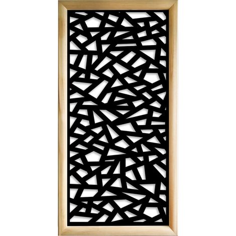 APOCALYPSE - Moduli Decorativi in Legno e PVC - Misura: 47x94 cm - Colore: nero (1/4)