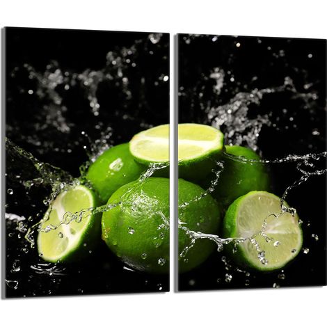 Glasschutzplatte für Herd 2x30x52 Lime (1/5)
