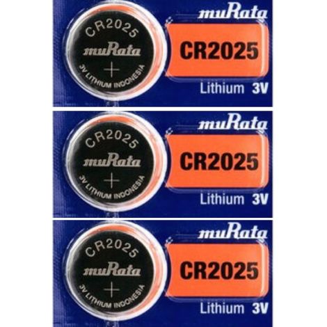 .3 piles Murata-Sony CR2025.