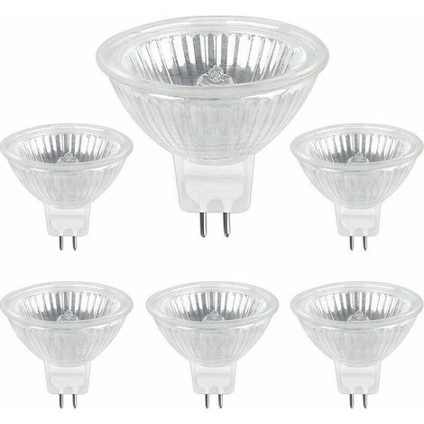 Ampoule Halogene GU5.3 35W 12V, Ampoule Spot Halogène MR16, pack de 6,Ampoule Spot Halogène MR16, pack de 6 (1/4)