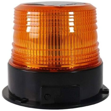 Gyrophare LED Sans Fil Rechargeable 12V-24V orange lumière stroboscopique feux clignotant magnetique d'urgence signalement lumières pour voiture auto véhicule tracteur SUV (1/4)