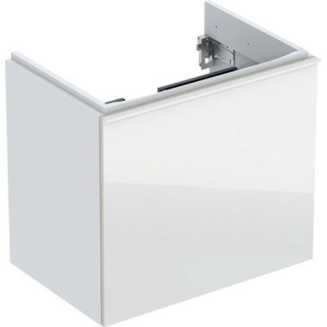 Geberit Acanto - Meuble sous lavabo 600 mm, blanc poli 500.614.01.2 (1/5)