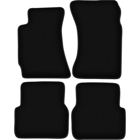 BASIC schwarze Veloursmatten für: Subaru Forester II SUV (2002-2008)