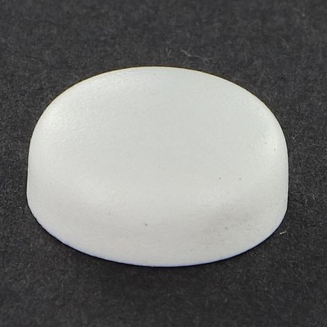 Cache vis tête cylindrique bombée TCB – Nylon blanc pur RAL9010 – Diamètre ST4.8 – 1 pièce pour finition esthétique - pur-1 (1/4)