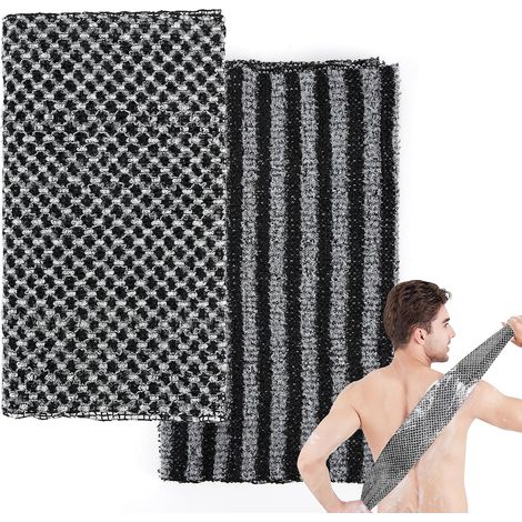 Peelinghandtuch, Körperpeelinghandtuch, extra lange Peelingbürste für Damen und Herren, für Körper und Rücken (Stil 3) (1/5)