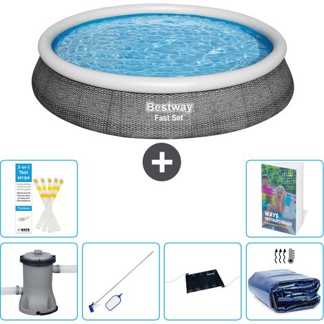 Bestway Piscina Bestway Fast Set Rotonda - 396x84 cm - 7-pezzi  S235