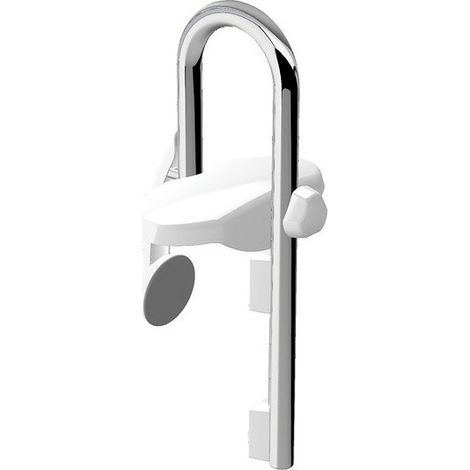 Poignée d'entrée pour le bain Acier Inox Chromé Spirella (1/5)