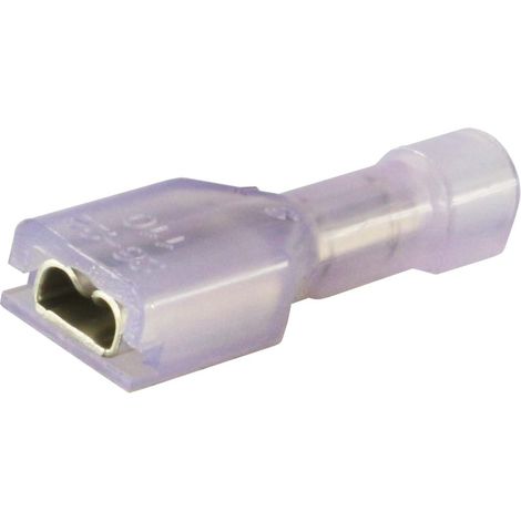 Cosse faston RS PRO, 26 22 AWG, Isolé, Violet ( Prix pour Sachet de 50 )