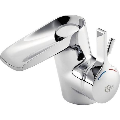 Ideal Standard Melange mitigeur lavabo B8630AA bec cascade ouvert, avec garniture de vidage , chromé (1/10)