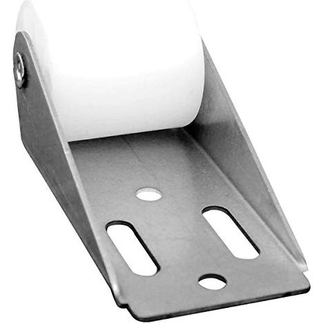 Schellenberg 10255 Rullino di rinvio avvolgibili con Piastra a Vite Mini/Maxi, Protegge la Cinghia tapparella, Grigio (1/4)