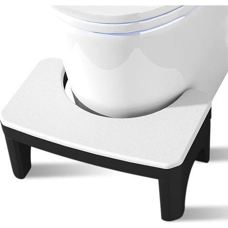 Tabouret de WC Physiologique, Marche Pied Toilette Dépoussiéré et antidérapant, Repose Pliablepour Aider à soulager la Constipation Adulte et Enfant (1/5)