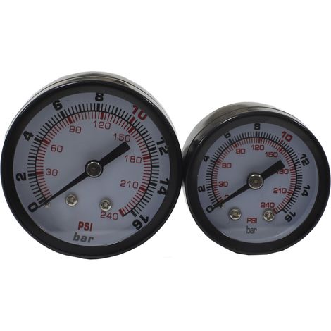 STIER Manometer für Kompressor LKT 200-8-24 ölfrei und LKT 240-8-24 (1/4)
