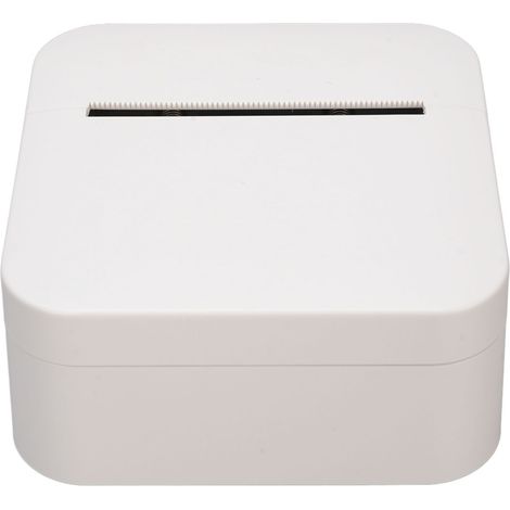 Mini imprimante thermique autocollante Bluetooth portable de poche pour étiquettes, carnets, notes, photos, études (blanche) (1/5)