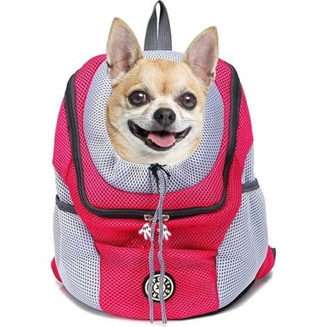 Atmungsaktiver und wasserdichter Haustiertransportrucksack, Transportkorb für kleine Hunde, Katzen und Welpen.