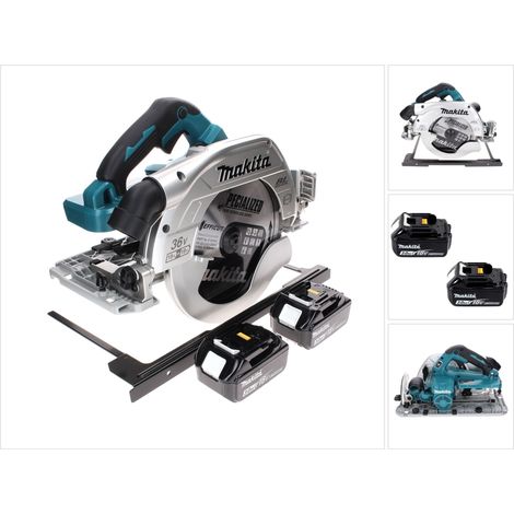 Makita DHS 900 F2 Sega circolare a batteria 36 V (2x 18 V) 235 mm Brushless + 2x batteria 3,0 Ah - senza caricabatterie (1/5)