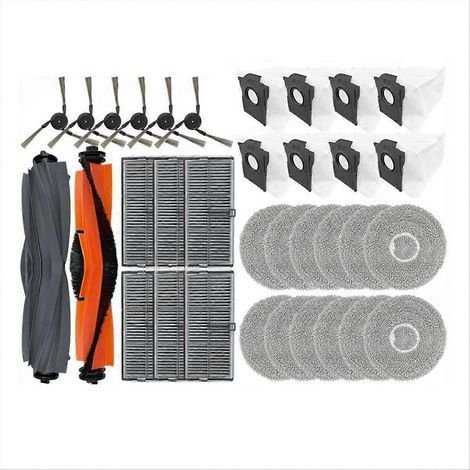 Pour L40 Ultra/X40/X40 Ultra/P10 Pro Ultra/S30 Pro Ultra balayeuse brosses principale/latérale filtre sac poussière (1/5)