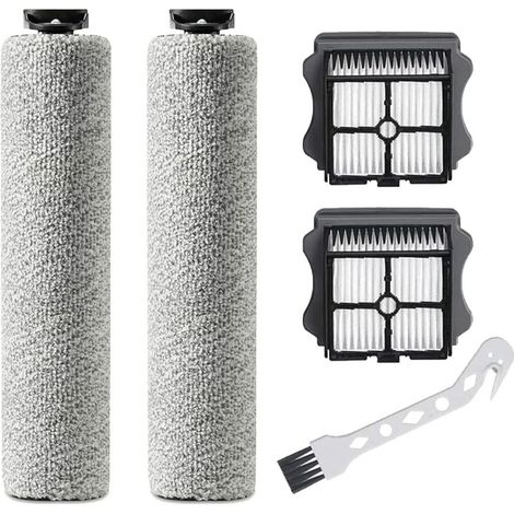 Replacement Brush Roller for Tineco iFloor 3/Floor ONE S3 Cordless Wet and Dry Vacuum Cleaner, 2 Brush Rollers + 2 Filters + 1 Cleaning Brush  MUMU (1/4)