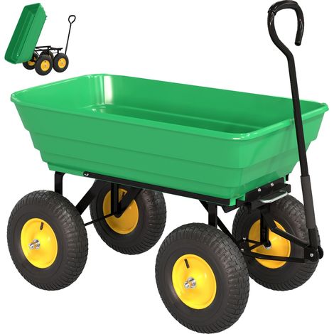 Gartenwagen mit Kippfunktion, 75 l, 200 kg Tragkraft