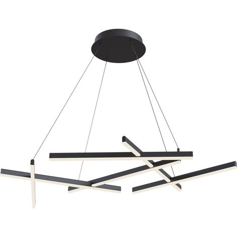 Lampada pendente Modern in Alluminio Line Nero (1/5)