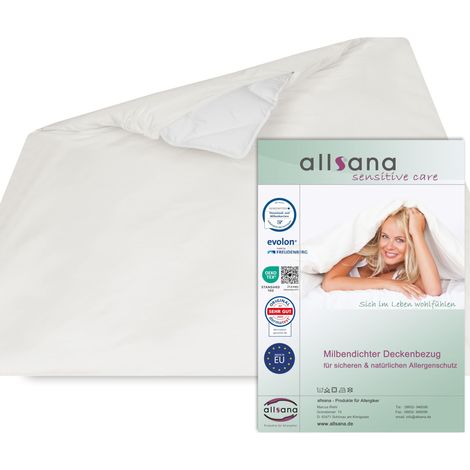 Housse de couette pour personnes allergiques 200 x 200 cm Anti-acariens (1/5)