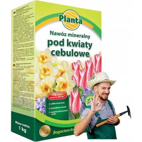 Fertilizzante minerale per fiori bulbosi 1 kg Fioritura intensiva e prolungata (1/2)