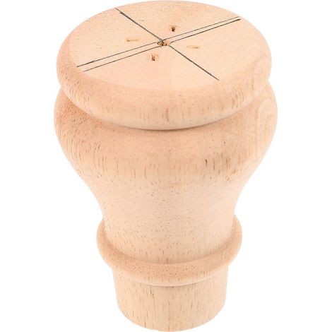 Pieds de meubles en bois, pieds de chaises, protection en bois massif kaki pour usage domestique (1/5)