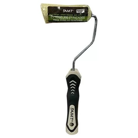 Rouleau peinture professionnel 100mm – Fibres polyacryliques 18mm – Compatible peinture acrylique et glycéro – Application uniforme sur façades – AMT