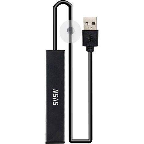 Tige chauffante USB pour petits aquariums - Thermostat de chauffage de température 5 W - Contrôleur réglable (1/4)