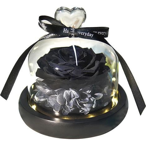 Sous la cloche de verre, les fleurs ne se faneront jamais, un cadeau de Noël pour les amoureux et les amis. (1/5)